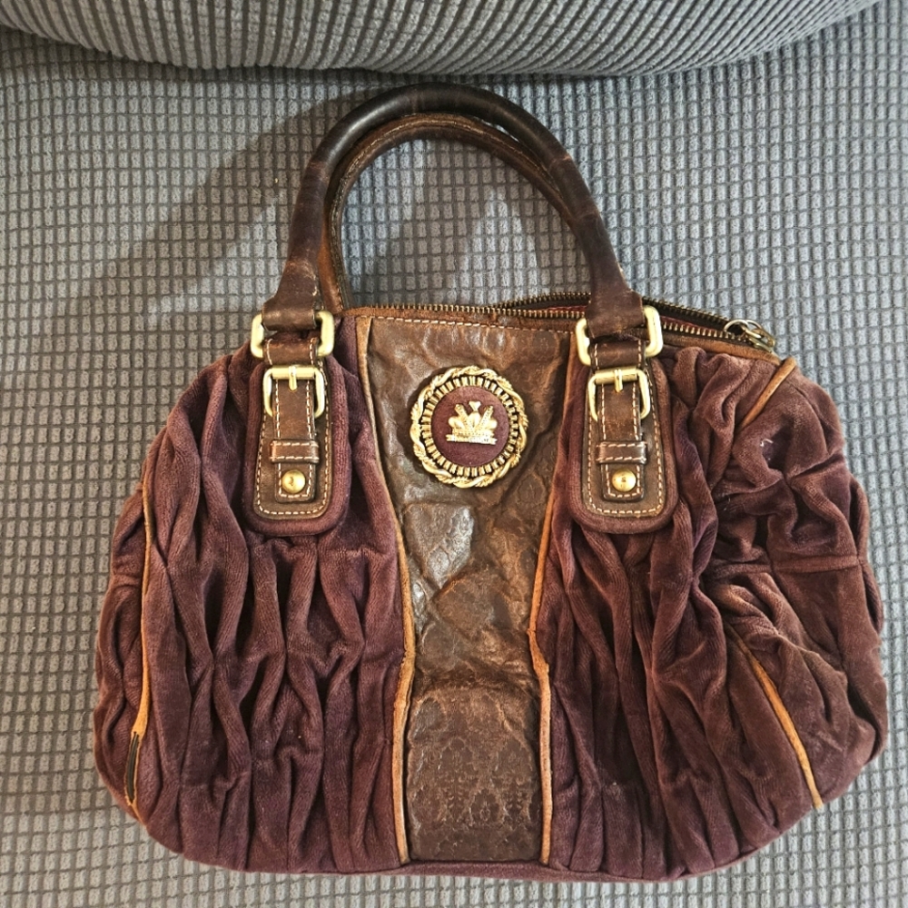 Juicy Couture velvet hand bag